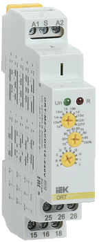 Реле времени ORT многофункциональное 2 контакта 12-240В AC/DC IEK