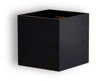 Настенный светодиодный светильник FW138 BK/S черный/песок LED 3000K 10W 100*100*100 Ambrella Light