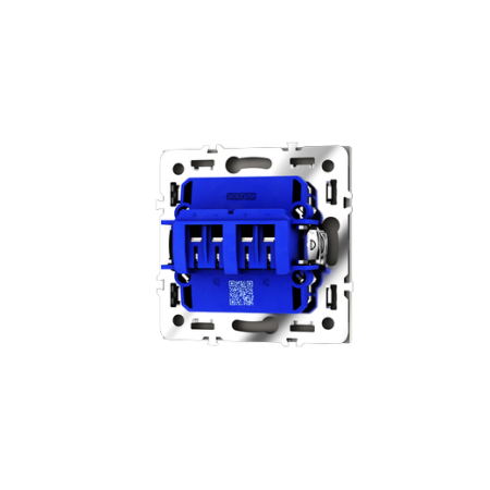 Розетка акустическая встраиваемая Voltum S70 4-местная, (кашемир)