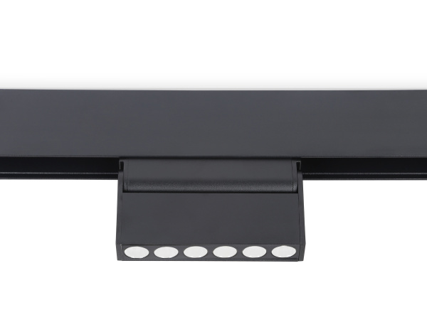 Светильник светодиодный поворотный для шинопровода Magnetic GL4040 BK черный IP20 6W 4200K 48V 24° 115*22*105 Ambrella Light