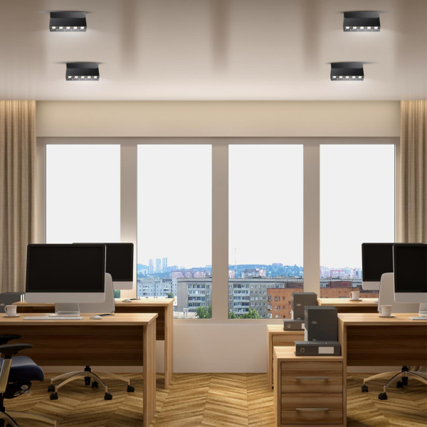 Св-к накл.IP33 LED 4000К 25W 110-265V EOS черный NOVOTECH