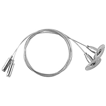 Соединитель для трековых однофазных св-ков, серебро, CAB1002