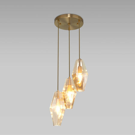 Подвесной светильник 3*E14 60Вт латунь IP20 (50236/3) Eurosvet