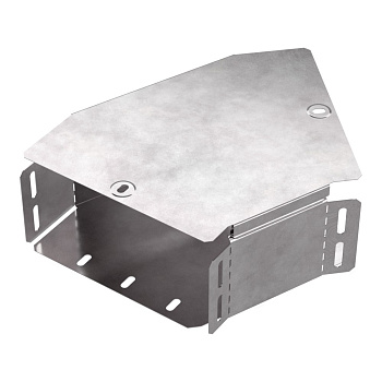 Угол горизонтальный 45 градусов с крышкой Стандарт 200х100 Промрукав