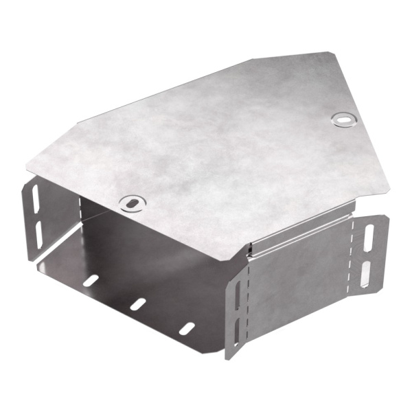 Угол горизонтальный 45 градусов с крышкой Стандарт 200х100 Промрукав