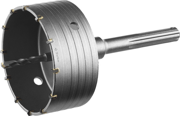 Коронка по бетону "Профессионал" с державкой SDS-Max, 125 мм ЗУБР