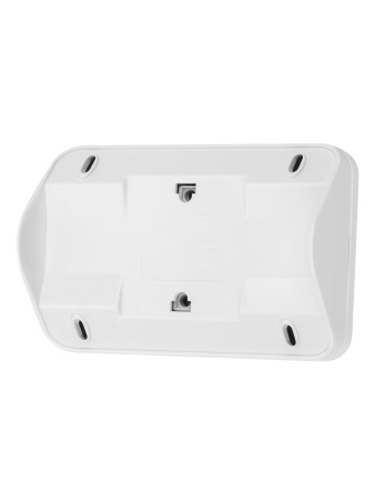 Розетка угловая двойная 2П открытой установки с з/ш IP20 250В 10А белая "Ладога" TDM