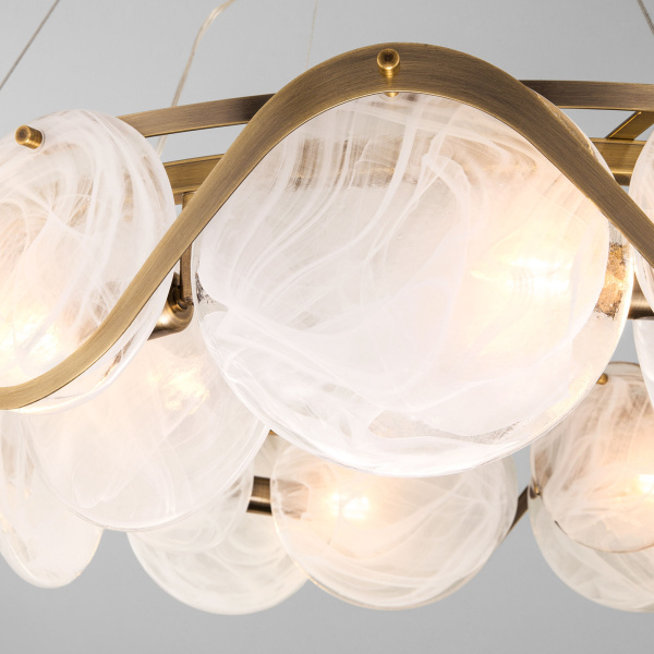 Умный подвесной светильник 6*E14 60Вт античная бронза IP20 (354/6 античная бронза) Bogate's