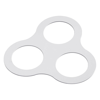 Рамка декор.к арт.357585-357587,357589,357909-357910 METIS бел NOVOTECH