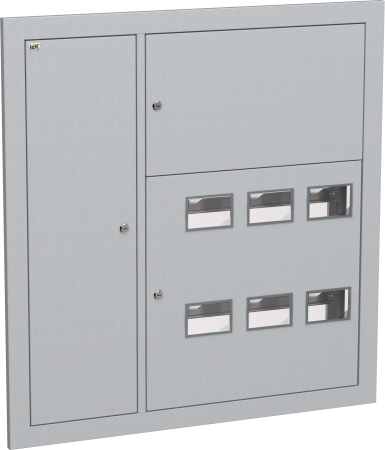 Корпус металлический ЩЭ-6-Э 36 IP31 (слаботочный отсек слева) LIGHT IEK