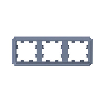 ATLASDESIGN ANTIQUE 3-постовая рамка, универсальная, грифель Systeme Electric