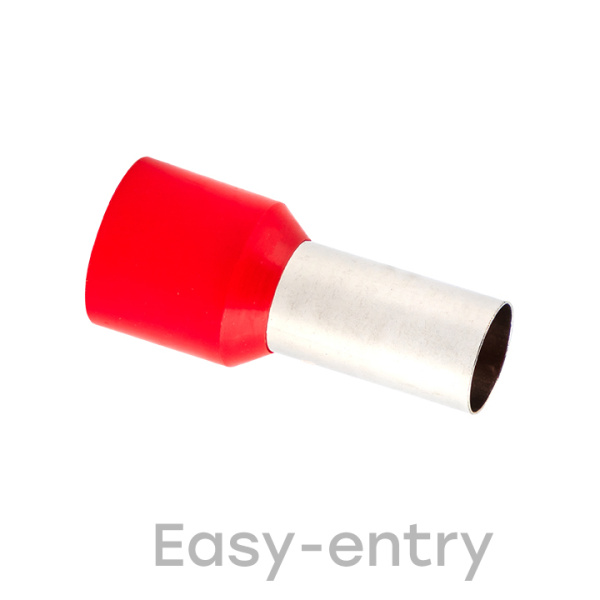 Наконечник штыревой втулочный изолированный НШвИ 35,0-16 (50шт) PROxima EKF