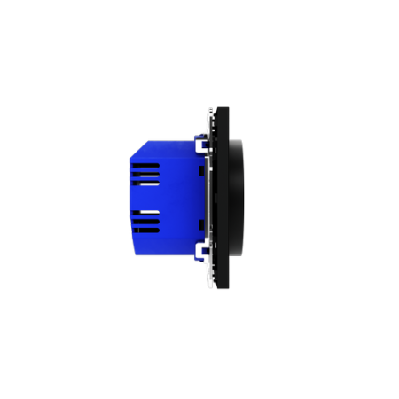 Терморегулятор электронный Voltum S70 с индикацией и датчиком, для теплого пола, (черный матовый)