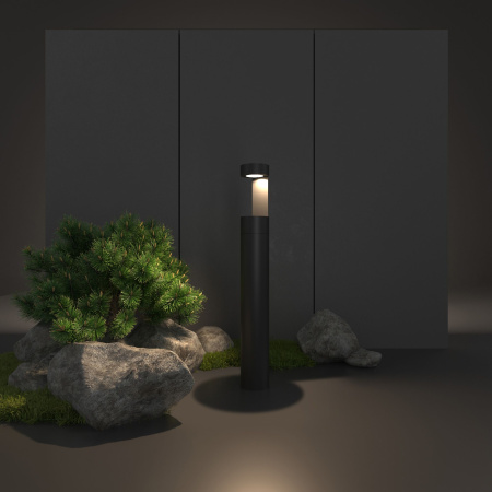 Ландшафтный светодиодный светильник 10Вт 4000К черный IP54 Nimbus (a055641) Elektrostandard