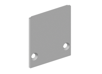 Donel Боковая глухая заглушка для профиля DN18506 Цвет:Анодированное серебро,Серия:DN8ALE