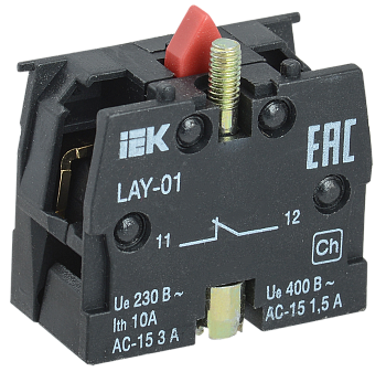 Контактный блок 1р для серии LAY5 IEK
