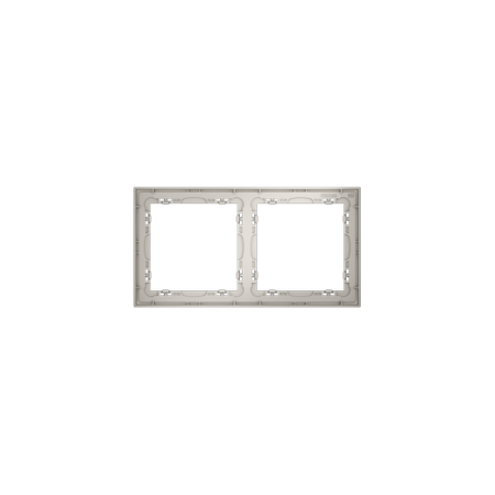 Рамка пластиковая Voltum S70 на 2 поста, (кашемир)