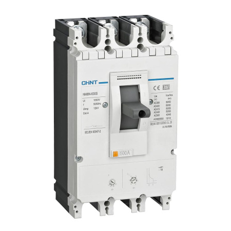 Выключатель автоматический NM8N-630R TM 3П 400А 150кА с рег. термомаг. расцепителем CHINT