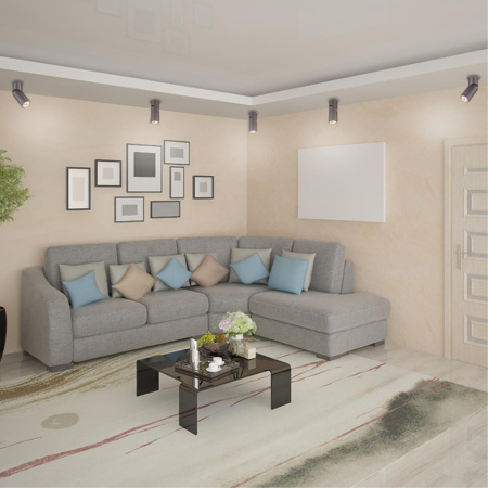 Накл.св-к IP20 GU10 50W 220-240V ELITE серебристый черный NOVOTECH