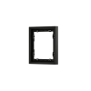 Рамка пластиковая Voltum S70 на 1 пост, (черный матовый)