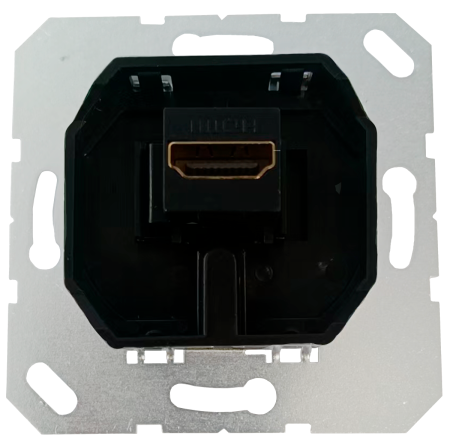 Donel механизм HDMI 2.0a, черный, разъем Type A 180° 4K Full HD @ 48 Hz 3D, HDR Video, 18.0 Gbit/s, серия STRS