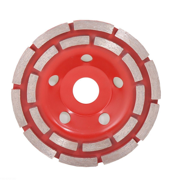 Чашка алмазная 125 Сегментная двухрядная TCW153 Trio-Diamond