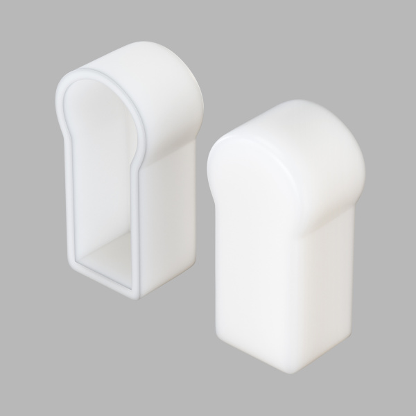 Заглушка для гибкого неона 17x8мм 2 шт. Белый (20053) Technical Maytoni