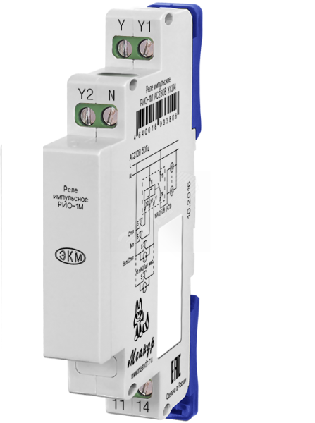 Реле импульсное РИО-1М АС230В УХЛ4 Меандр