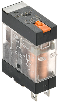 Реле общего назначения OGR-1 1C 220В AC со светодиодом и тестовой кнопкой ONI