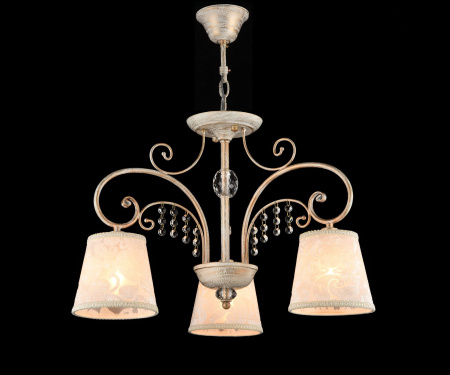 Потолочный светильник 3*E14 40Вт Белый с Золотом IP20 Lorette FR2406-PL-03-WG Freya