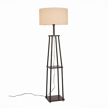 Торшер Черный, Коричневый/Бежевый E27 1*40Вт (из 2-х коробок) SLE302.405.01 ST LUCE