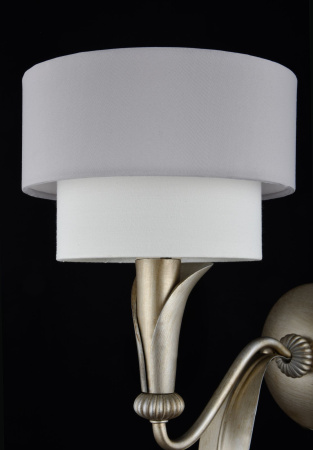 Бра 1*E14 40Вт Серебро Антик IP20 Lillian H311-01-G Maytoni