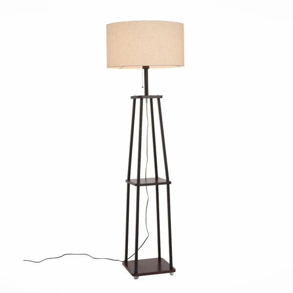 Торшер Черный, Коричневый/Бежевый E27 1*40Вт (из 2-х коробок) SLE302.405.01 ST LUCE