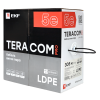 Кабель витая пара TERACOM PRO Cat,5E U/UTP 4 пары solid внешний 24AWG оболочка LDPE цвет черный (упак, 305м) EKF