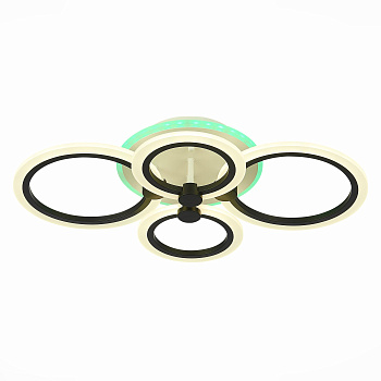 Светильник потолочный Белый, Черный/Белый LED 1*72Вт RGB 7Вт 3000-6000К SLE500542-04RGB EVOLED