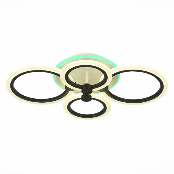 Светильник потолочный Белый, Черный/Белый LED 1*72Вт RGB 7Вт 3000-6000К SLE500542-04RGB EVOLED