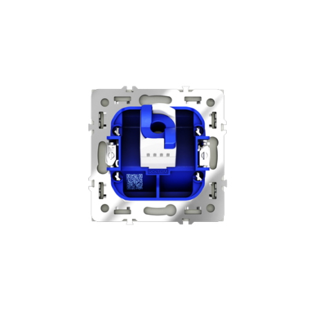 Розетка компьютерная встраиваемая Voltum S70 RJ45 КАТ.6, (сталь)