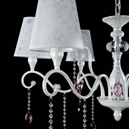 Люстра 6*E14 40Вт Жемчужный белый IP20 Adelaide FR2306-PL-06-W Freya