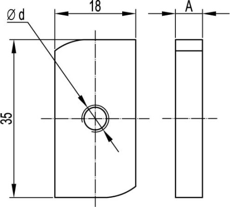Гайка для подвешивания профиля М6х40, горячеоцинкованная DKC