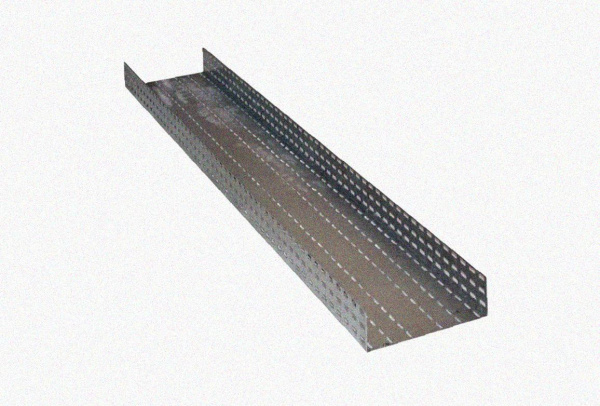 Лоток перфорированный ЛМ 100х80х2000 УТ1,5, оцинкованный лист S1,5