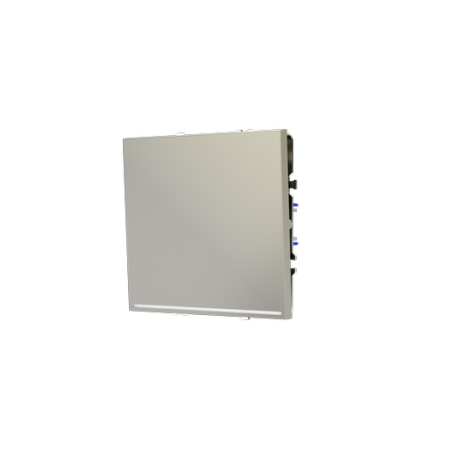 Проходной переключатель встраиваемый Voltum S70 одноклавишный с подсветкой 10А, (шелк)