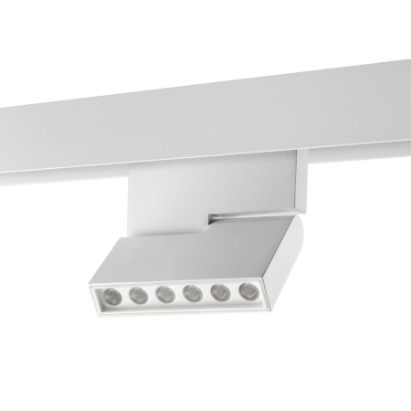 Трековый св-к димм.с ДУ,со сменой цв.темп.IP20 LED 3000~6500К 12W 48V белый FLUM D NOVOTECH