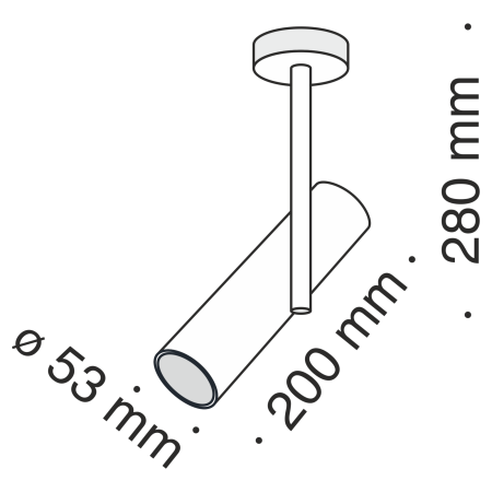 Потолочный светильник 1*GU10 50Вт Белый IP20 Elti C020CL-01W Technical