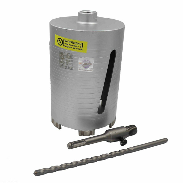 Коронка алмазная по бетону 112*150 мм Laser Deep Drill HD311 Hilberg