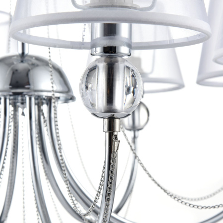 Люстра 8*E14 40Вт Хром IP20 Beverly FR5661-PL-08-CH Freya