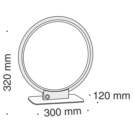 Настольная лампа 18Вт 4100K Белый IP20 Nola MOD807TL-L18W Technical