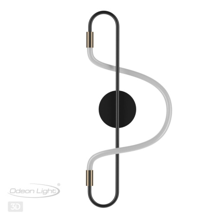 Настенный св-к IP20 LED 12W 720Лм 4000K KEYS черный/античная бронза ODEON LIGHT