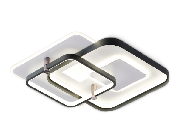 Светильник светодиодный потолочный с пультом FL5055 WH/GR белый/серый 134W 3000K-6400K 480*480*100 (ПДУ РАДИО 2.4G) Ambrella Light