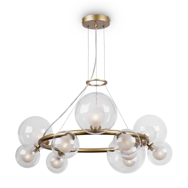 Подвесной светильник 10*G9 40Вт Матовое Золото IP20 Duo FR5139PL-10MG Freya