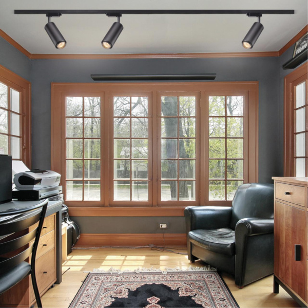 Св-к трековый однофазный IP20 GU10 50W 220V PIPE черный C NOVOTECH